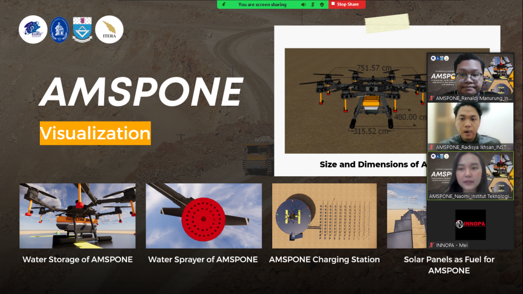 share screen presentasi amspone